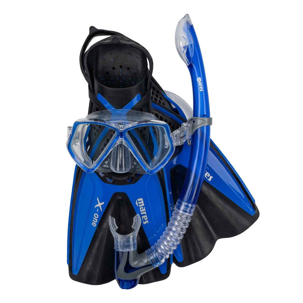 Set de snorkeling X-One Pirate Enfant Bleu XS-4-14 ans Mares 410759TBBLXS