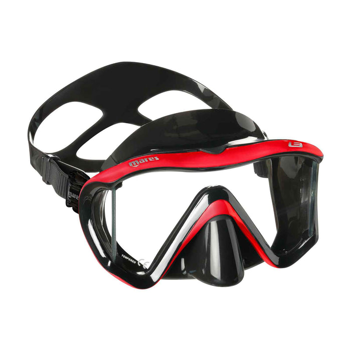 Tauchmaske I3 Schwarz-Rot Mares 411040BXBRDBK