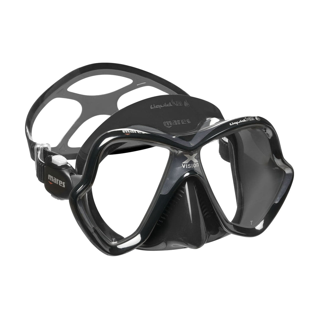 Masque de plongée X-Vision Ultra Liquidskin Gris-Noir Mares 411052CLGRKGRK