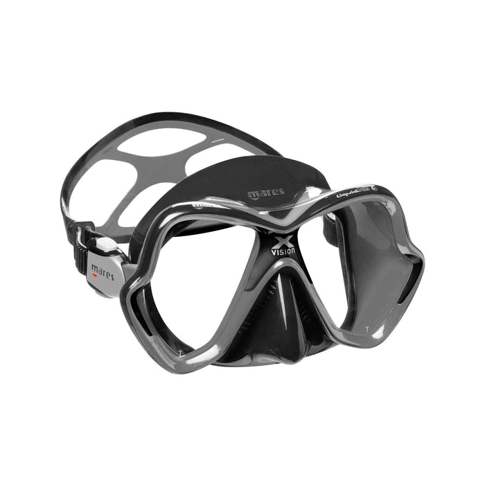 Máscara de buceo X-Vision Ultra Liquidskin Gris Claro-Negro Mares 411052CLLGKLGK