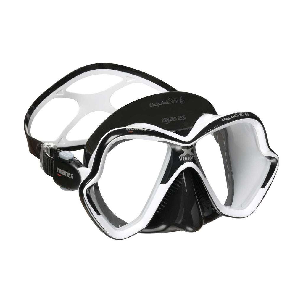 Diving Mask X-Vision Ultra Liquidskin Black-White Mares 411052CLWHKWHK