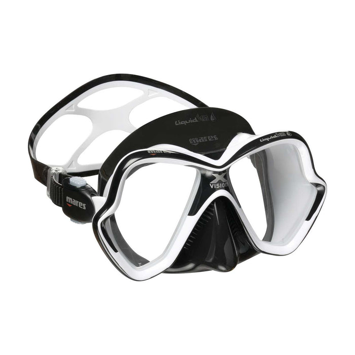 Diving Mask X-Vision Ultra Liquidskin Black-White Mares 411052CLWHKWHK