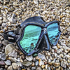 Diving Mask X-Vision Ultra Liquidskin Gold Mirrored Lenses Grey-Black Mares 411052GOGRKGRK