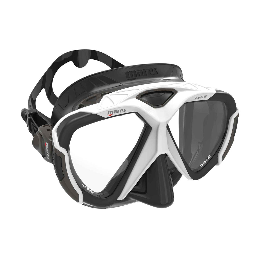 Maschera da immersione X-Wire Bianco-Grigio Mares 411068EBWHGBK