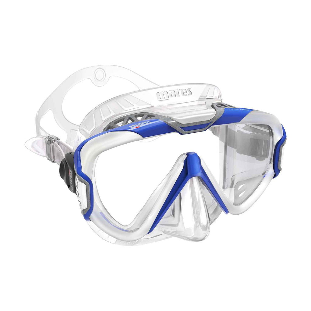 Masque de plongée Pure Wire Bleu-Gris Mares 411069EBBLGCL