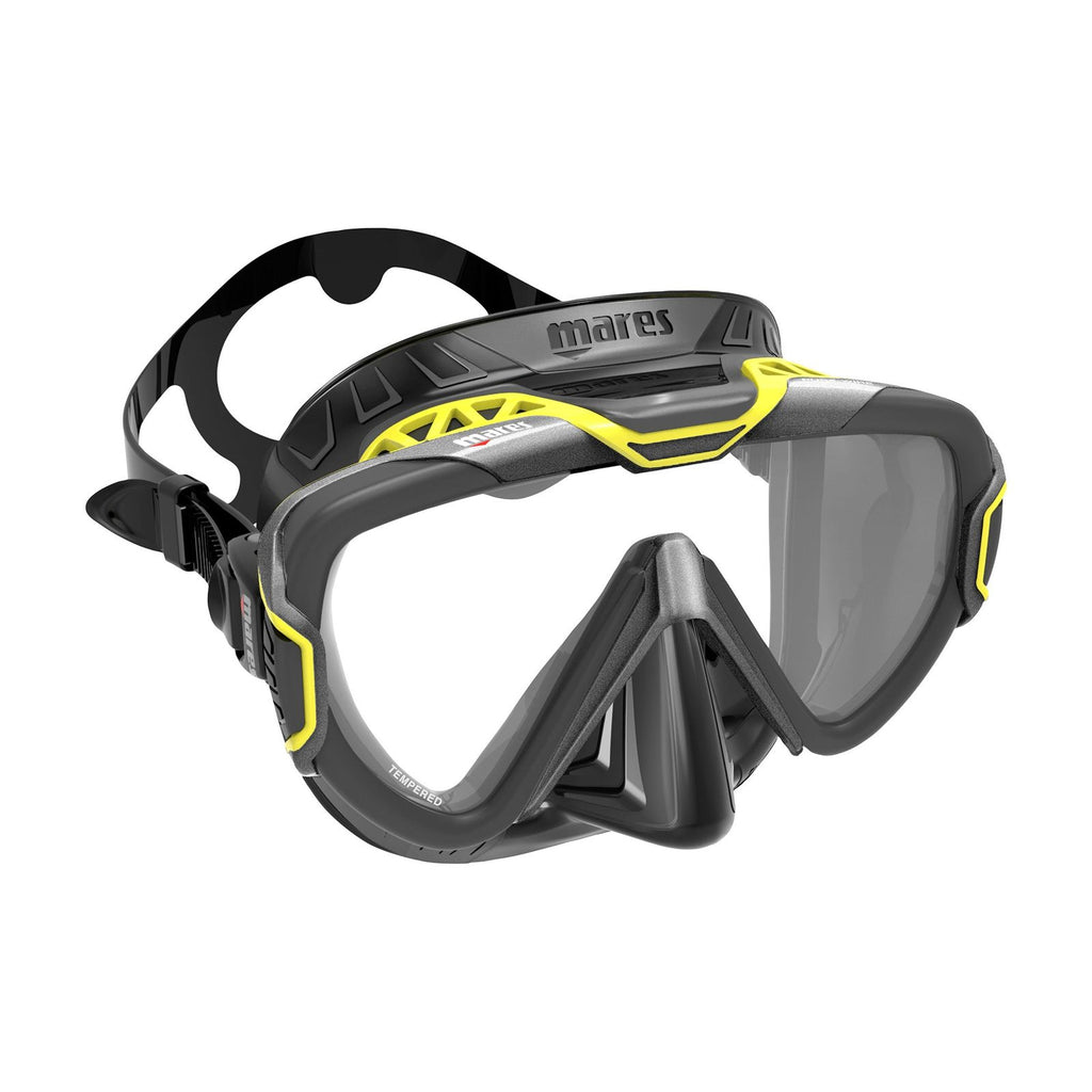 Diving Mask Pure Wire Grey-Yellow Mares 411069EBGRYBK