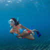 Snorkeling Mask Wahoo Aqua-White Mares 411238SCAQWCL