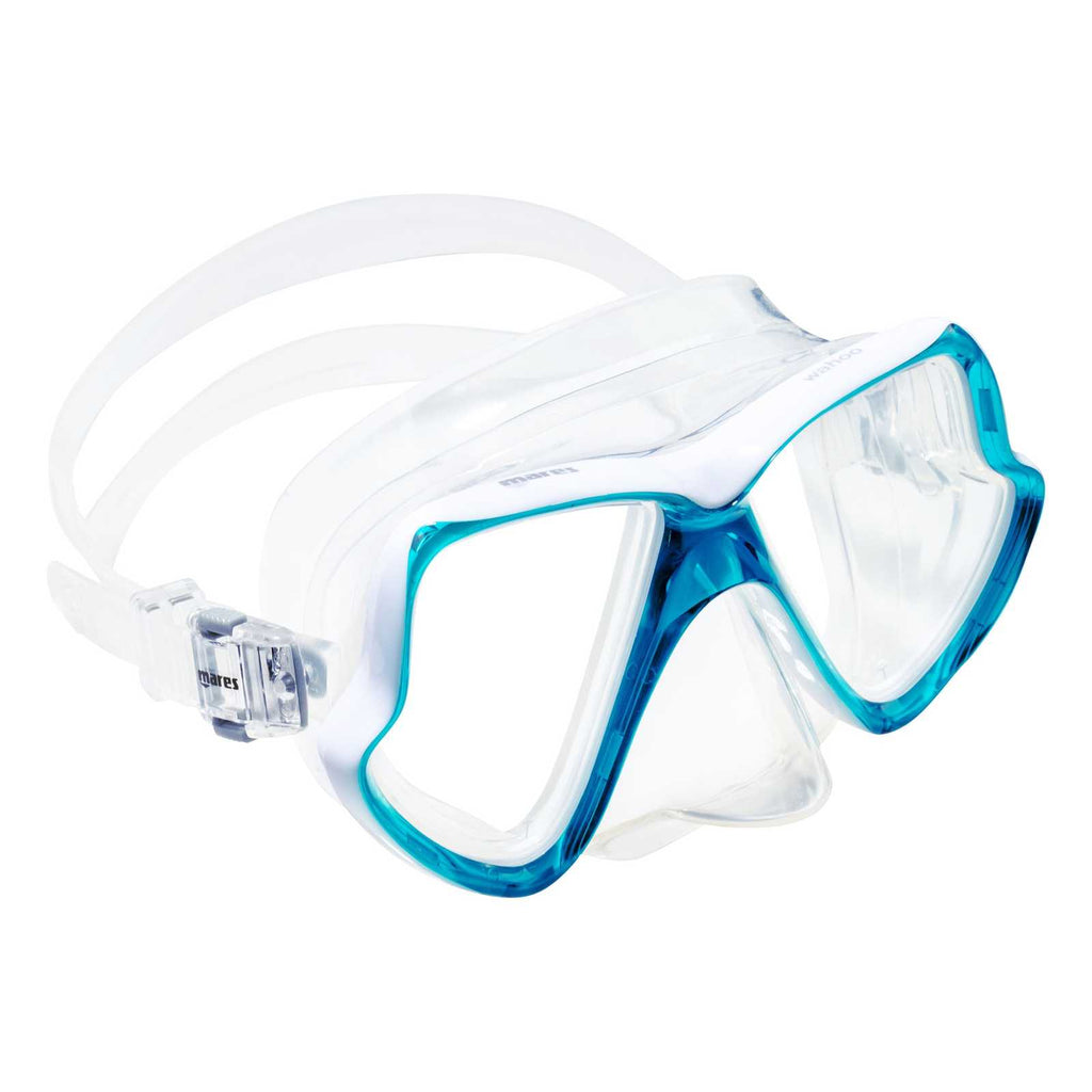 Snorkeling Mask Wahoo Aqua-White Mares 411238SCAQWCL