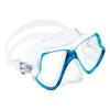 Snorkeling Mask Wahoo Aqua-White Mares 411238SCAQWCL