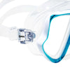 Snorkeling Mask Wahoo Aqua-White Mares 411238SCAQWCL