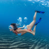 Snorkeling Mask Wahoo Aqua-White Mares 411238SCAQWCL