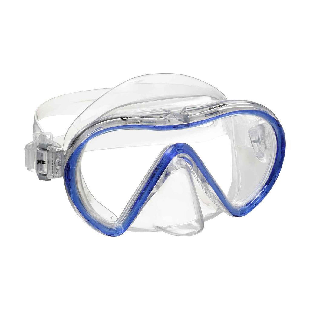 Snorkeling Mask Stream Reflex-Blue-Clear Mares 411239GURBLCL