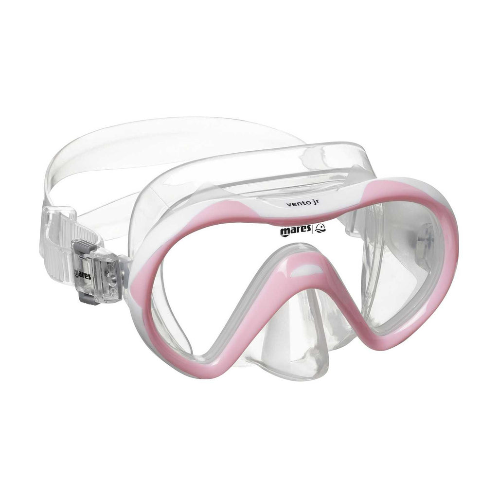 Schnorchelmaske Vento Kinder Pink-Weiß 8-14 Jahre Mares 411240SCPKWCL