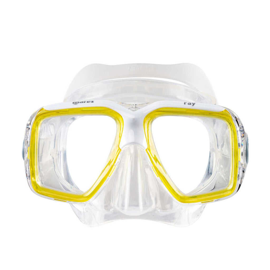 Snorkeling Mask Ray Yellow-White-Clear Mares 411242SCYLWCL