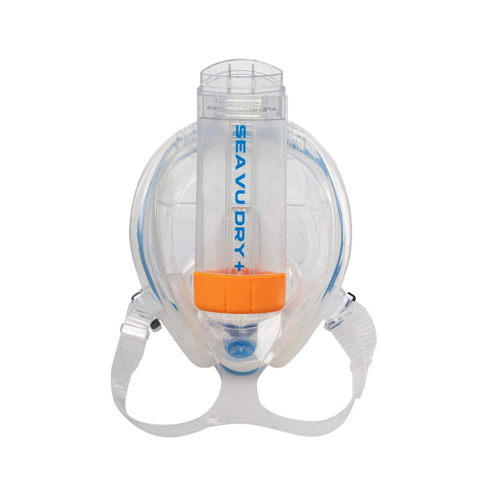 Snorkeling Full Face Mask Sea Vu Dry+ Blue-Clear SM Mares 411260SMBLCL