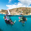 Snorkeling Full Face Mask Sea Vu Dry+ White-Lime SM Mares 411260SMWHLM