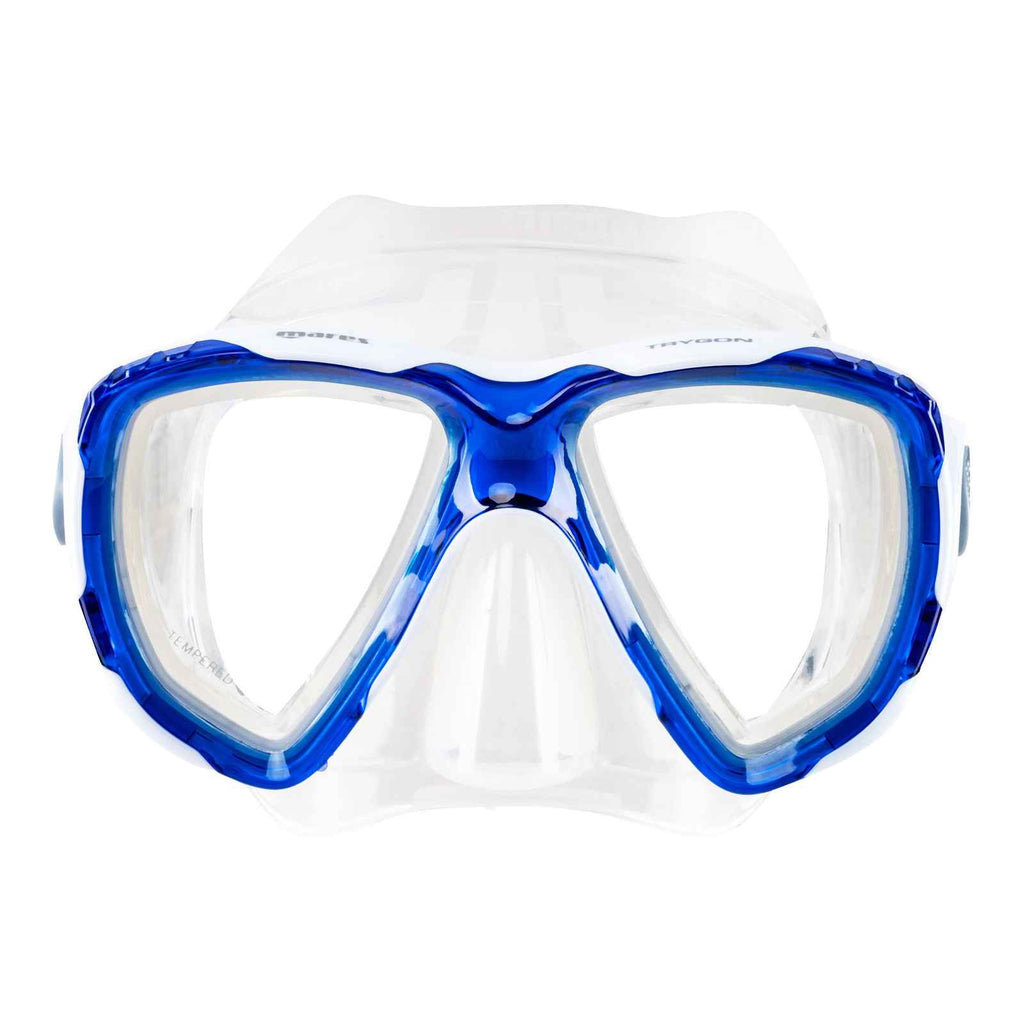 Maschera da snorkeling Trygon Blu-Bianco-Trasparente Mares 411262SCBLWCL