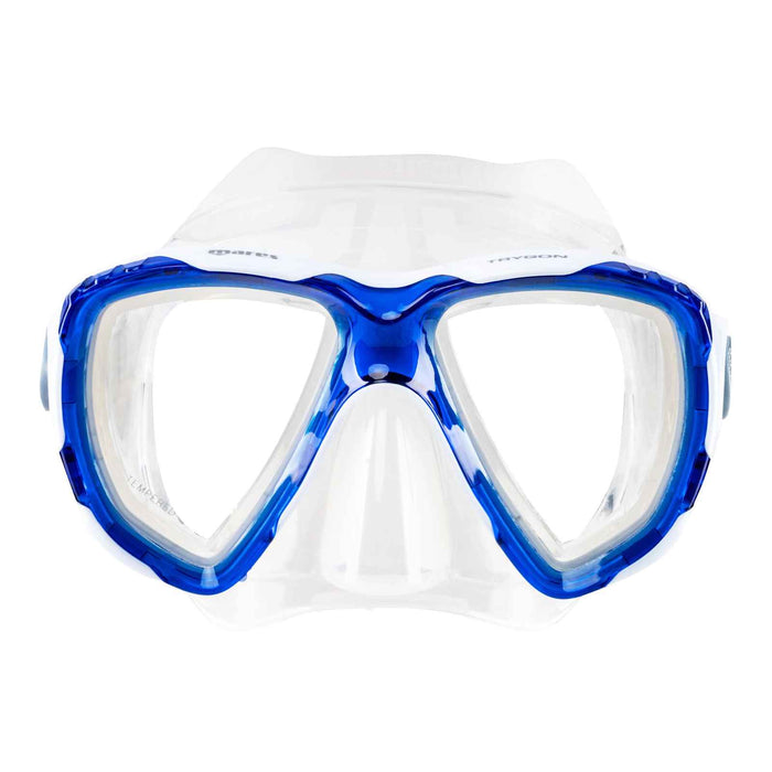 Maschera da snorkeling Trygon Blu-Bianco-Trasparente Mares 411262SCBLWCL