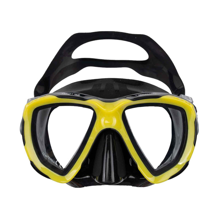 Snorkeling Mask Trygon Yellow-Black Mares 411262SCYLBK