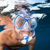 Maschera da snorkeling Ridley Blu-Bianco-Trasparente Mares 411263SCBLWCL