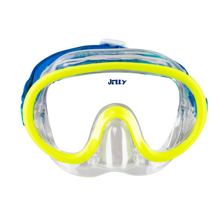 Máscara de snorkel Jelly Niños Lima-Azul-Transparente 4-7 años Mares 411265SCLMBCL