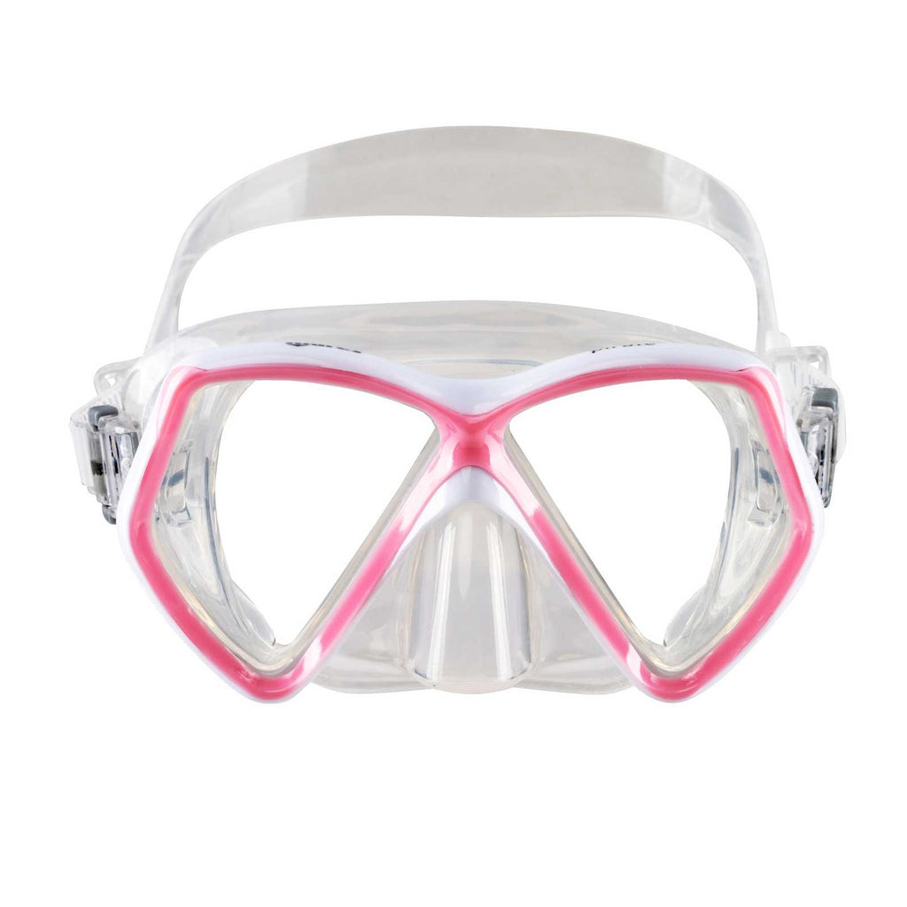 Snorkeling Mask Pirate Kids Pink-White-Clear 8-14 Years Mares 411321SCPKWCL