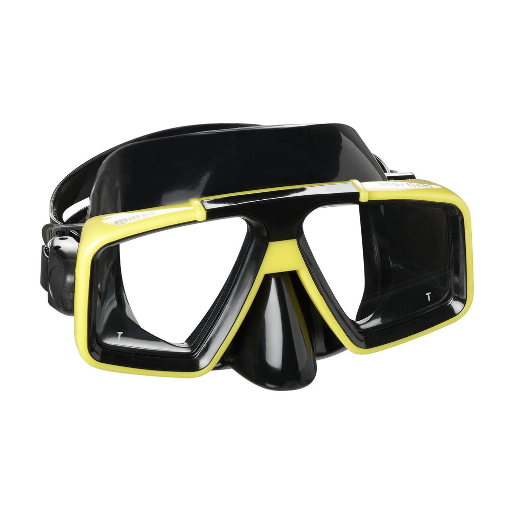 Snorkeling Mask Starfish Yellow-Black Mares 411348GUYLBK