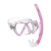 Schnorchelset Zephir Kinder Reflex-Pink-Klar 8–14 Jahre Mares 411730GURPKCL