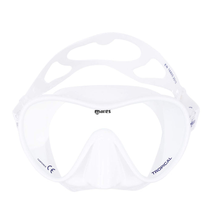 Combo de snorkel Tropical Blanco Mares 411776SFWHWH