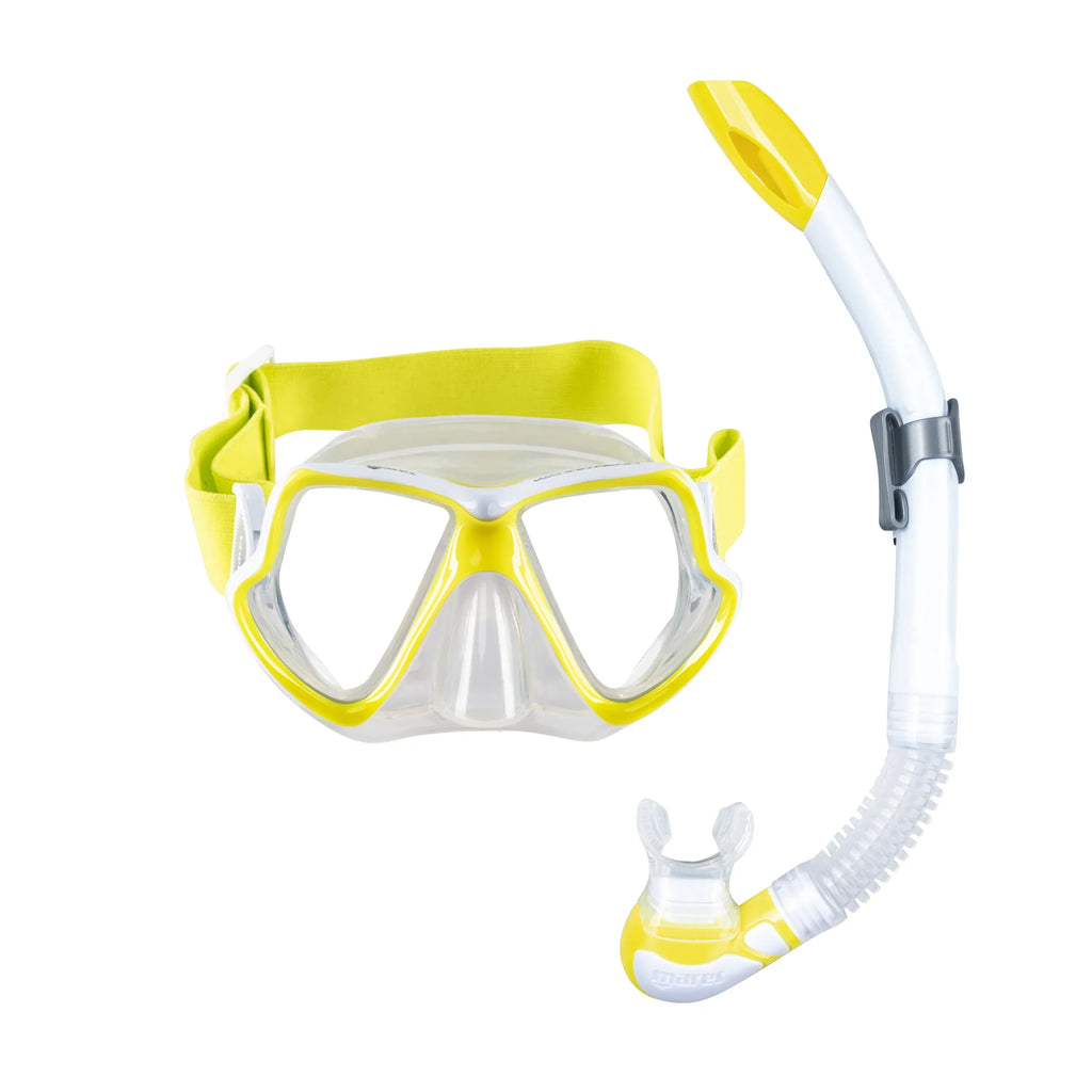 Snorkeling Kit Mares Combo Wahoo Neon