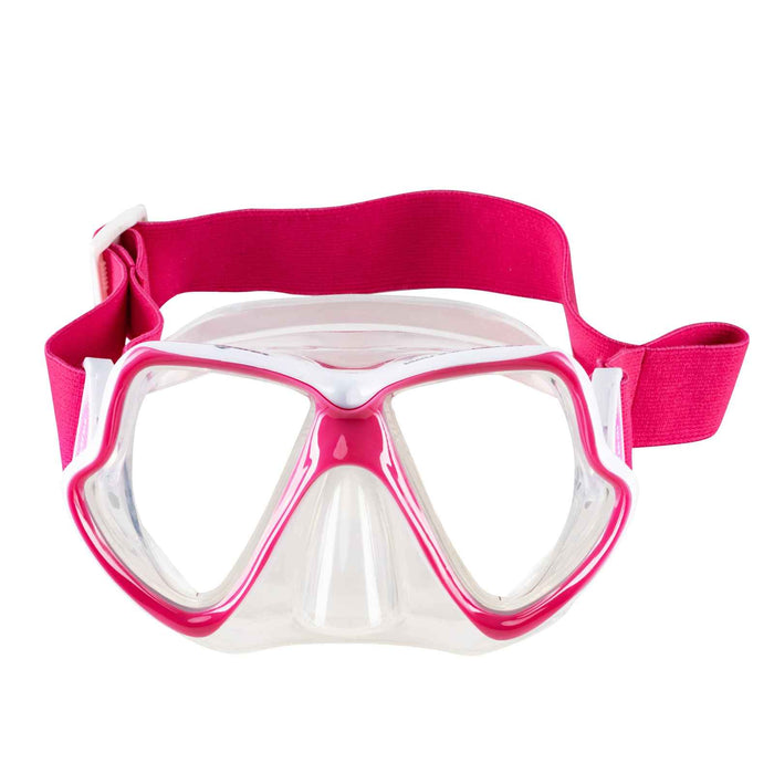 Combo de snorkel Wahoo Neón Rosa-Blanco-Transparente Mares 411779SFPKWCL