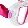 Combo de snorkel Wahoo Neón Rosa-Blanco-Transparente Mares 411779SFPKWCL