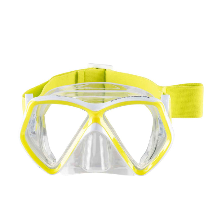 Set snorkeling Pirate Neon Bambini Giallo-Bianco-Trasparente 8-14 anni Mares 411788BBYLWCL