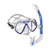 Snorkeling Combo Ridley Blue-White-Clear Mares 411793SFBLWCL