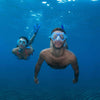 Snorkeling Combo Ridley Blue-White-Clear Mares 411793SFBLWCL
