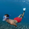 Snorkeling Combo Ridley Blue-White-Clear Mares 411793SFBLWCL