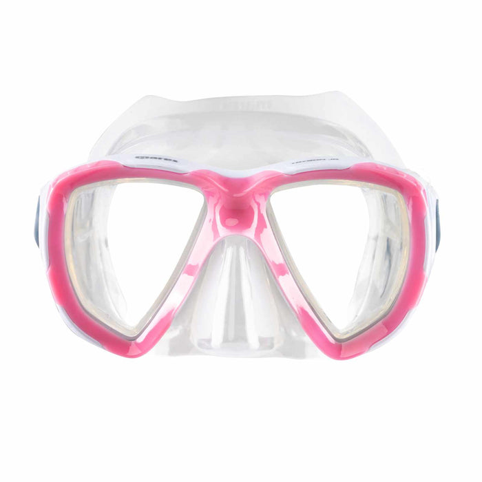 Snorkeling Combo Trygon Kids Pink-White-Clear 8-14 Years Mares 411794PKWCL