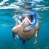 Snorkeling Combo Keewee Blue-White-Clear Mares 411810SFBLWCL