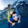 Snorkeling Combo Keewee Blue-White-Clear Mares 411810SFBLWCL