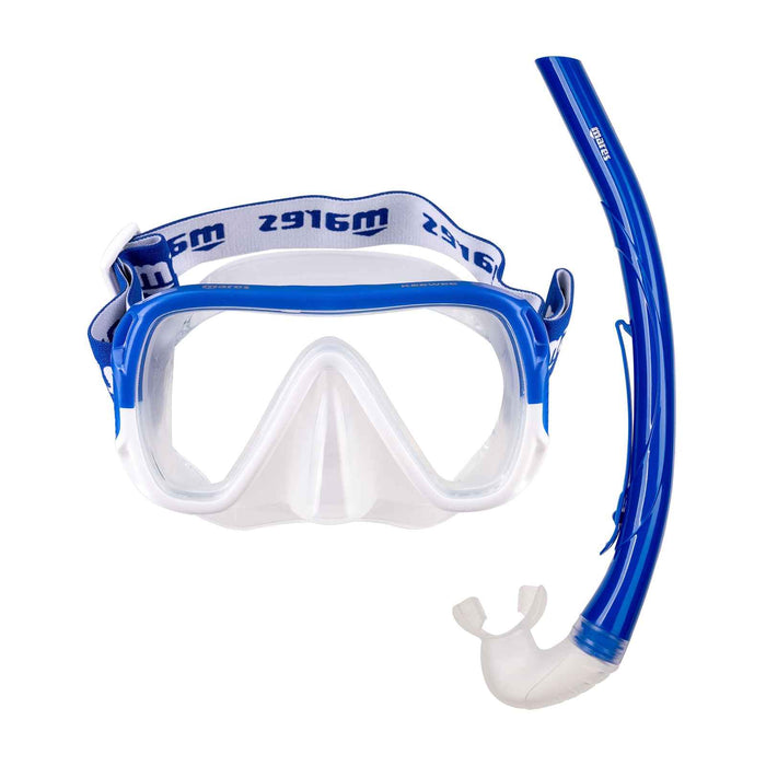 Snorkeling Combo Keewee Blue-White-Clear Mares 411810SFBLWCL