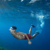 Snorkeling Combo Keewee Blue-White-Clear Mares 411810SFBLWCL