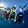 Snorkeling Combo Keewee Blue-White-Clear Mares 411810SFBLWCL