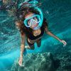 Schnorchel-Set Keewee Aqua-Weiß-Klar Mares 411810SFMTWCL