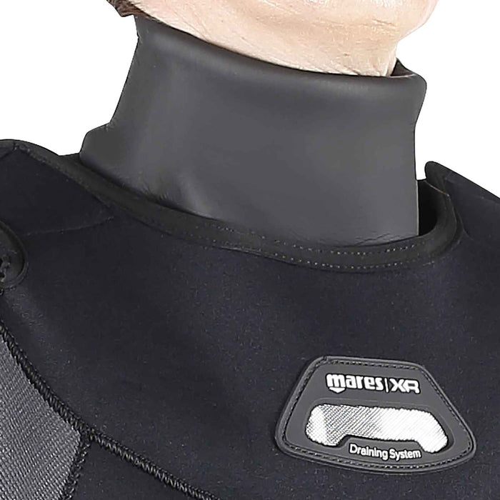 Traje seco de neopreno y látex Xr3 negro-gris S Mares 412149S