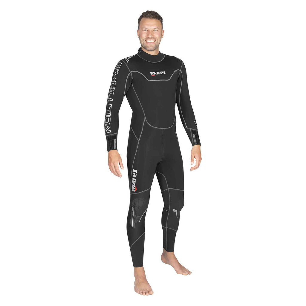 Full Wetsuit Evolution Man 5mm Black-Grey ML-Long Mares 4121764L