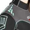 Nassanzug Einteiler Evolution Damen 5 mm Schwarz-Hellblau Größe 3-M Mares 412177S3