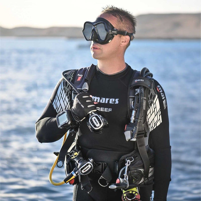 Full Wetsuit Reef Man 3mm Black-Grey-White Size 8-XXXL Mares 412382S8