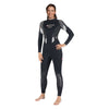 Full Wetsuit Reef Woman 3mm Black-Grey-White Size 2-S Mares 412383S2