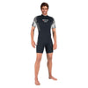 Short Wetsuit Reef Shorty Man 2,5mm Black-Grey-White Size 8-XXXL Mares 412384S8