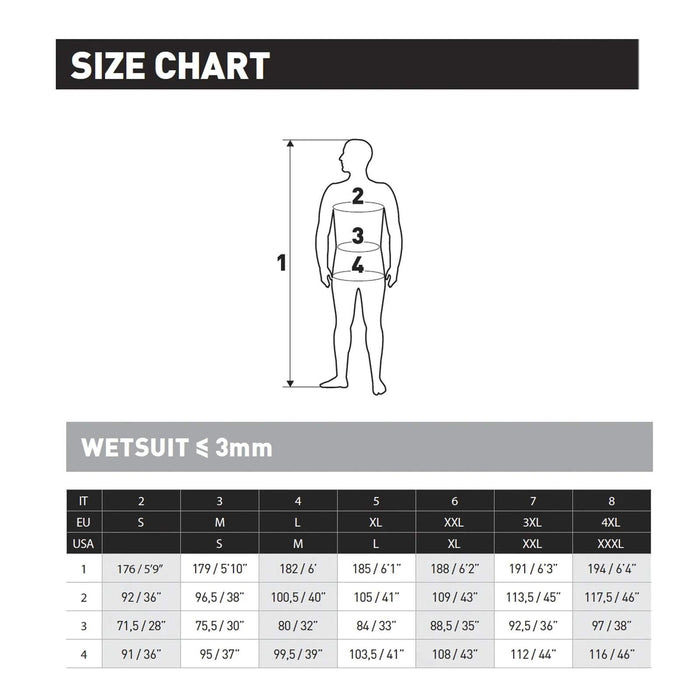 Diving Undersuit Ultraskin Long Sleeve Man Black-Grey L Mares 412389L